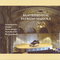 CD Klavierrezital Patrizio Mazzola, 2013